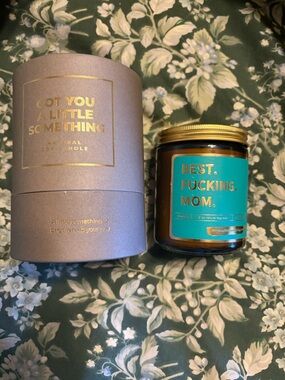 Best. Fucking. Mom. Scented Candle - Teal & Gold Label